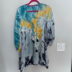 Tie-Dye Swim Cover-Up